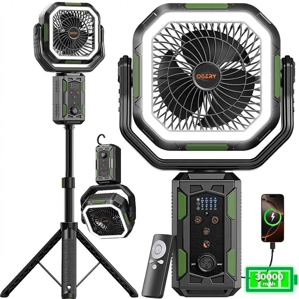 Ultimate 4-In-1 Camping Powerhouse Fan System