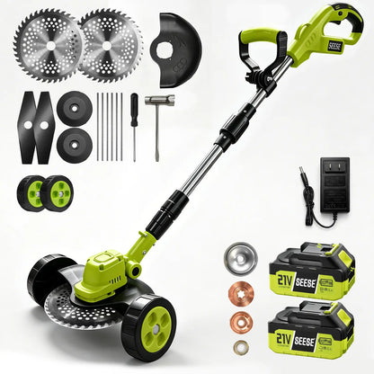 Upgraded 3-in-1 Cordless Lawn Trimmer