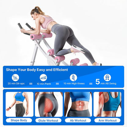 Pro Ab Glider Home Workout Bench