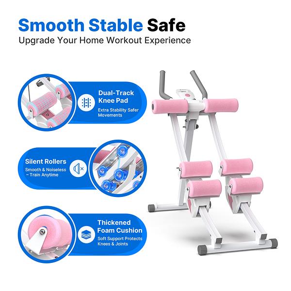 Pro Ab Glider Home Workout Bench
