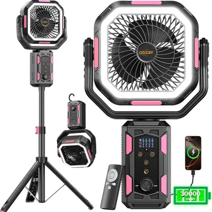 Ultimate 4-In-1 Camping Powerhouse Fan System