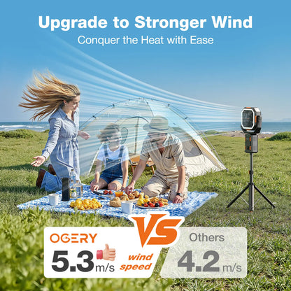 Ultimate 4-In-1 Camping Powerhouse Fan System