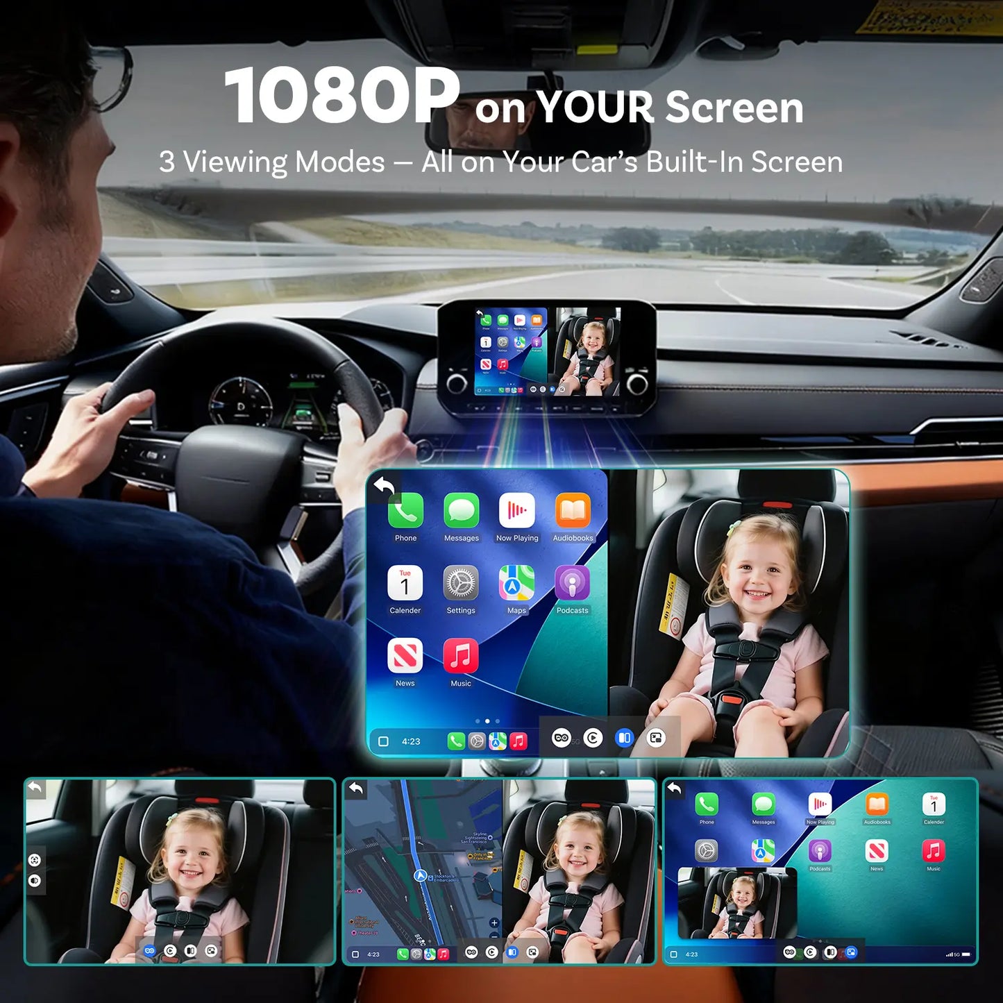 Advanced Wireless Baby Car Monitor