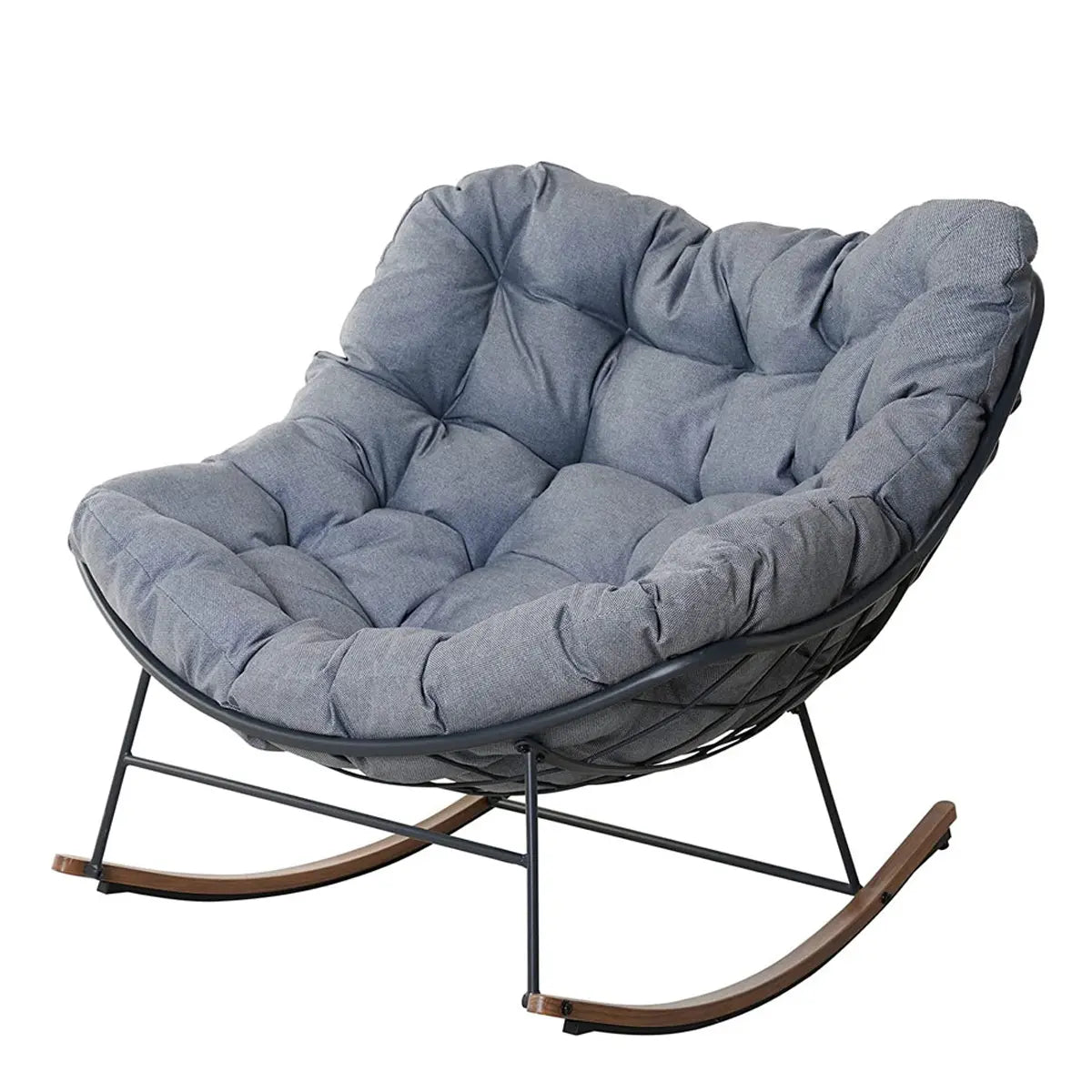 Upgraded Plush Rocking Lounge Chair