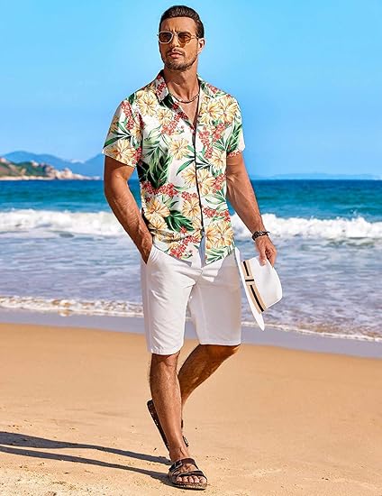 Ultimate Vacation Hawaiian Style Button Down Shirt
