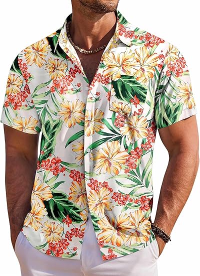 Ultimate Vacation Hawaiian Style Button Down Shirt
