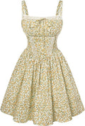 Premium Floral Corset Mini Sundress Upgrade Fit