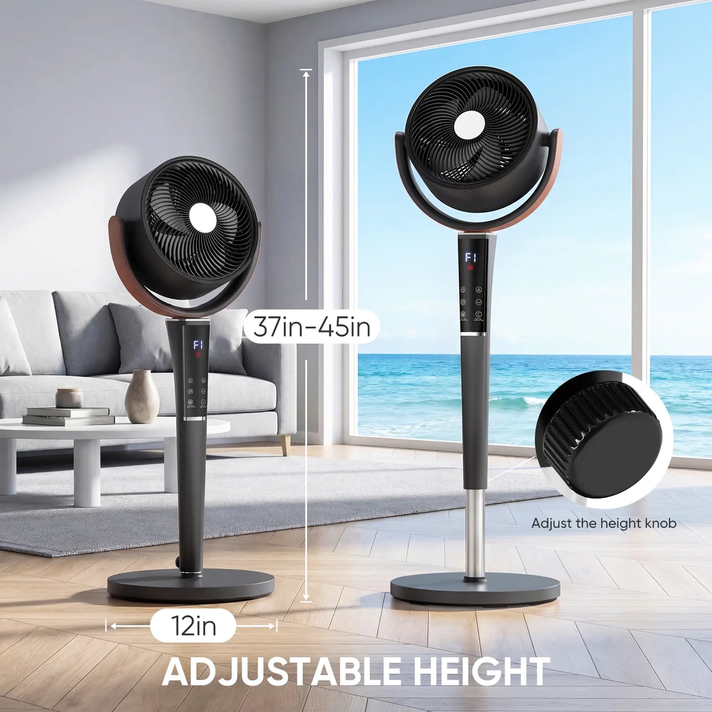 Ultimate Smart Oscillating Pedestal Fan