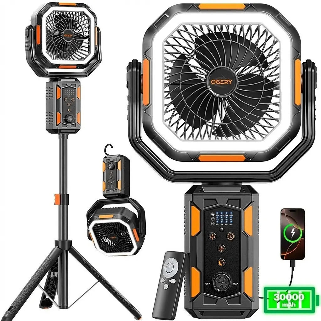 Ultimate 4-In-1 Camping Powerhouse Fan System