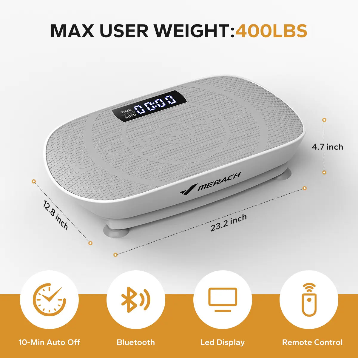 UltraQuiet Smart Body Toning Plate