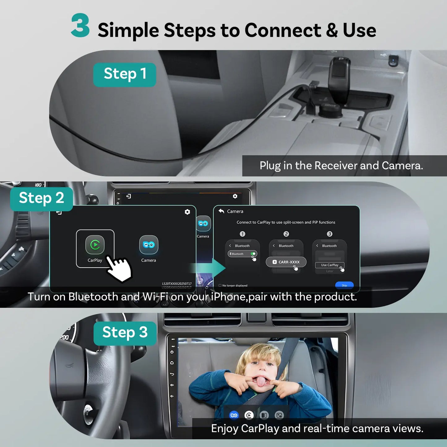 Advanced Wireless Baby Car Monitor